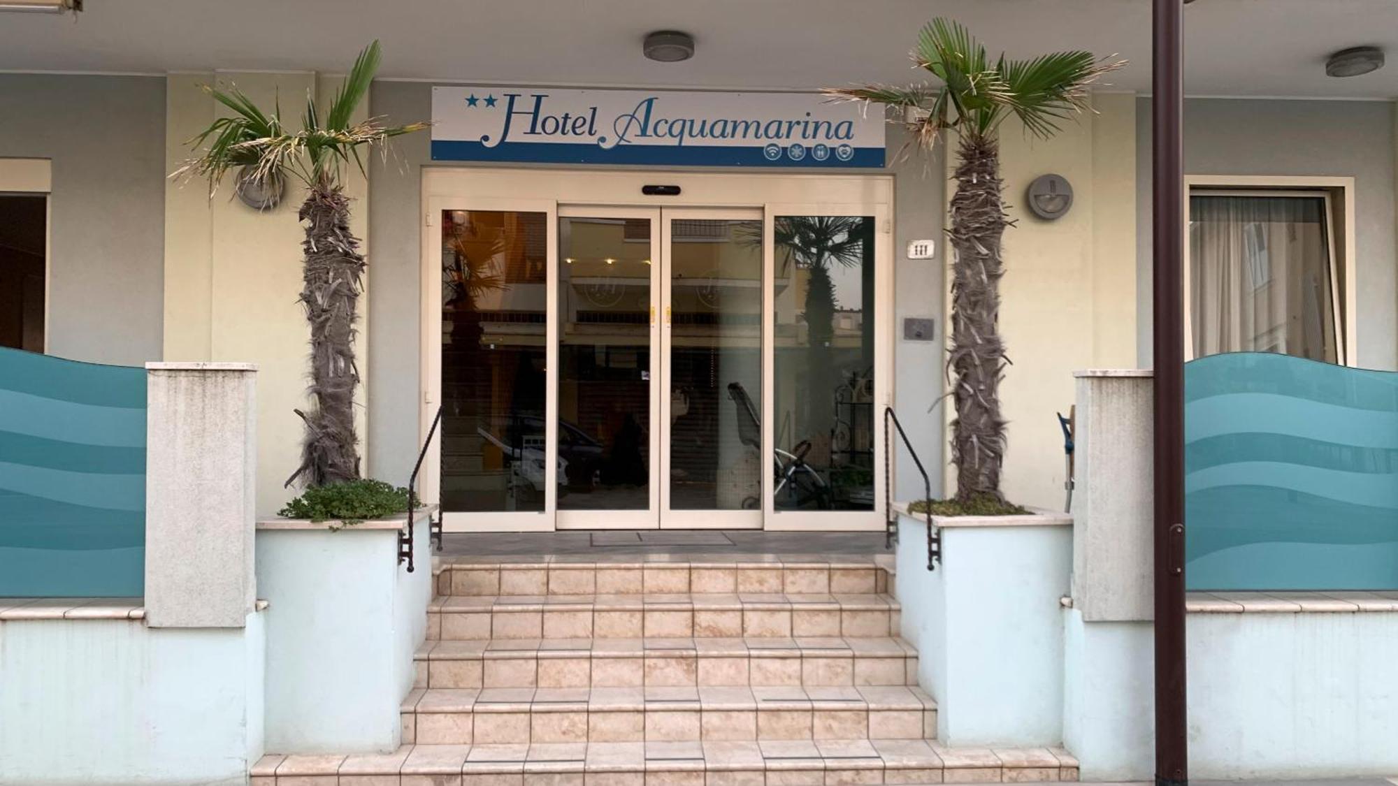 Hotel Acquamarina Viserba Rimini Exteriör bild